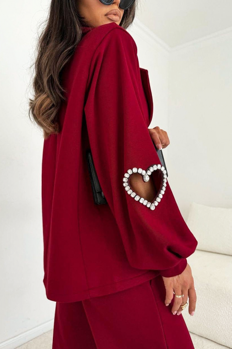 Komplet GAVIORTA, Boja: crvena, IVET.HR - MODERNA ODJEĆA