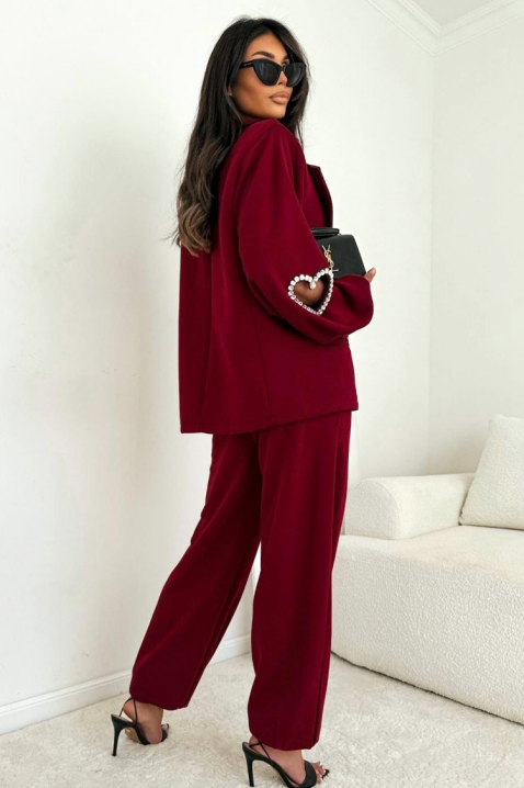 Komplet GAVIORTA, Boja: crvena, IVET.HR - MODERNA ODJEĆA