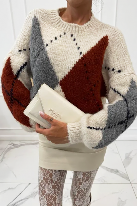 Džemper BEDROLVA ECRU, Boja: drap, IVET.HR - MODERNA ODJEĆA