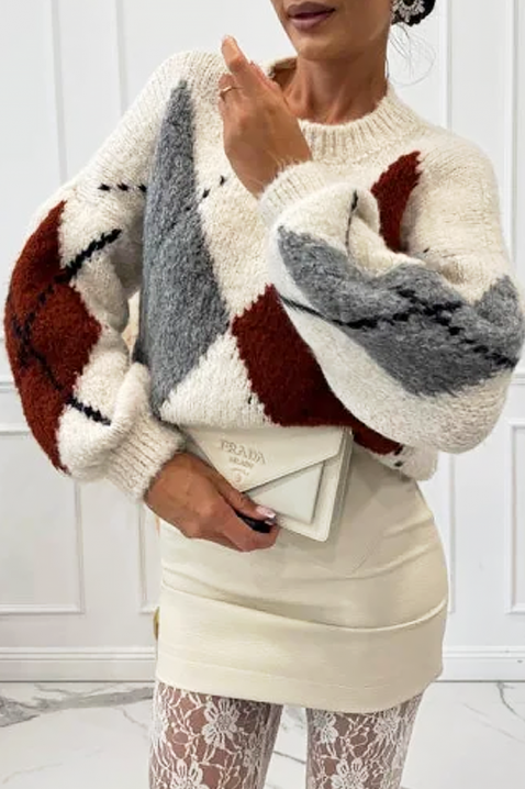 Džemper BEDROLVA ECRU, Boja: drap, IVET.HR - MODERNA ODJEĆA