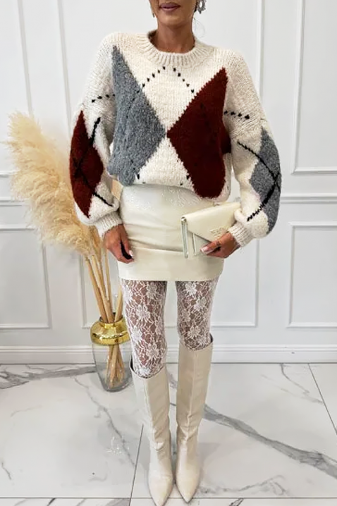 Džemper BEDROLVA ECRU, Boja: drap, IVET.HR - MODERNA ODJEĆA