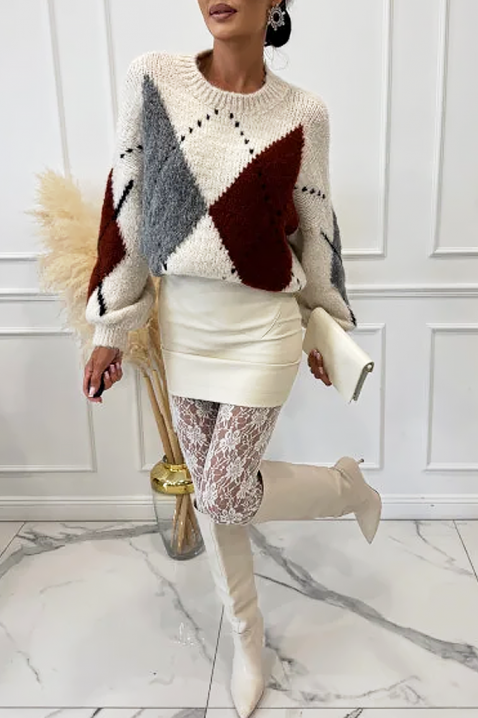 Džemper BEDROLVA ECRU, Boja: drap, IVET.HR - MODERNA ODJEĆA