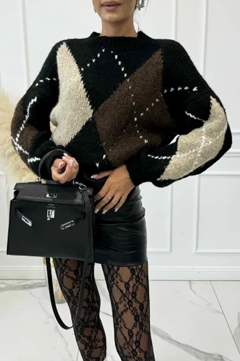 Džemper BEDROLVA BLACK, Boja: crna, IVET.HR - MODERNA ODJEĆA