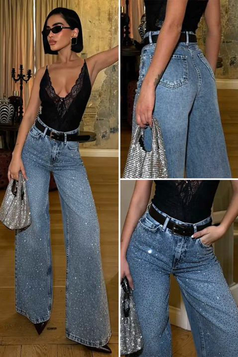 Traperice DAVILONA, Boja: plava, IVET.HR - MODERNA ODJEĆA