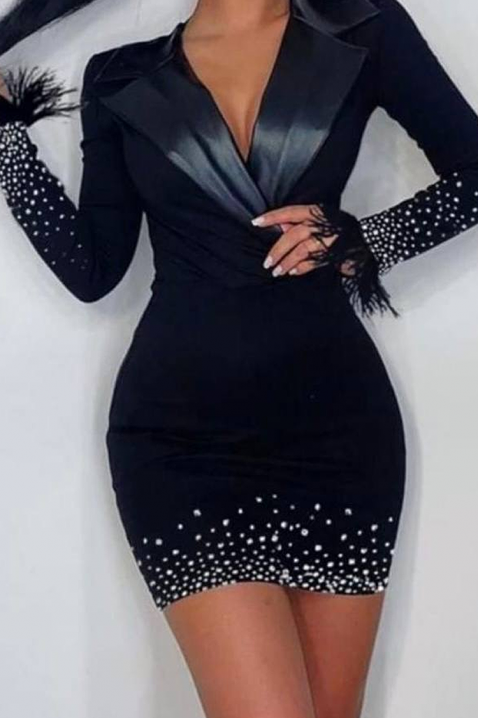 Haljina RECONTA, Boja: crna, IVET.HR - MODERNA ODJEĆA