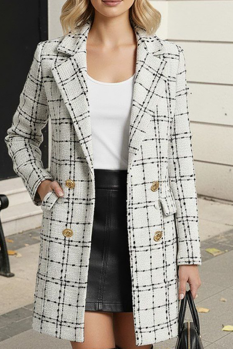 Kaput KARIERZA WHITE, Boja: bijela, IVET.HR - MODERNA ODJEĆA