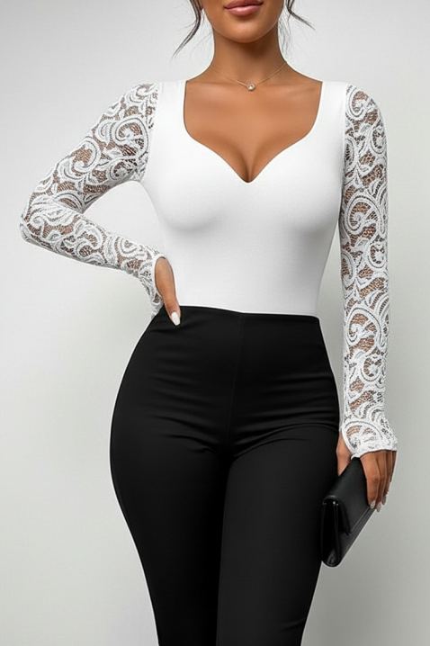 Ženska bluza HREVELDA WHITE, Boja: bijela, IVET.HR - MODERNA ODJEĆA