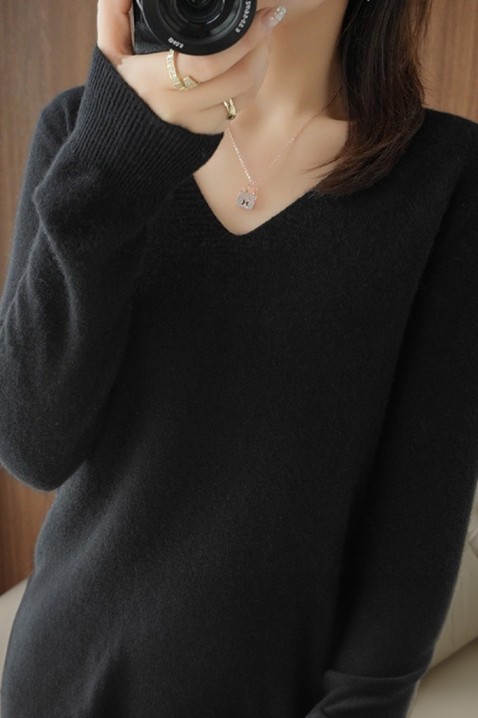 Džemper ABEROLSA BLACK, Boja: crna, IVET.HR - MODERNA ODJEĆA