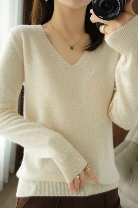 Džemper ABEROLSA BEIGE, Boja: bež, IVET.HR - MODERNA ODJEĆA