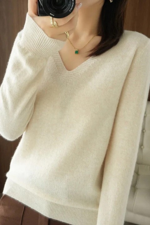 Džemper ABEROLSA BEIGE, Boja: bež, IVET.HR - MODERNA ODJEĆA