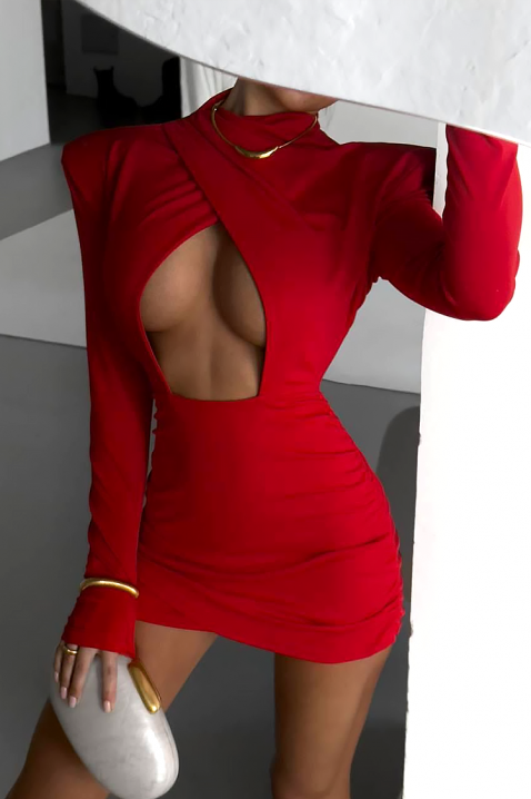 Haljina KLOPENVA, Boja: crvena, IVET.HR - MODERNA ODJEĆA