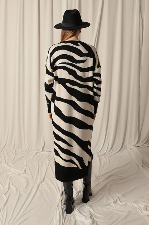 Haljina ZEBRINDA BLACK, Boja: crna, IVET.HR - MODERNA ODJEĆA