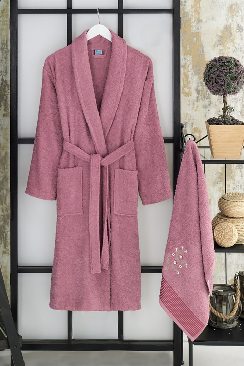 Set ogrtača i ručnika DRONEIFA PUDRA, Boja: pudera, IVET.HR - MODERNA ODJEĆA