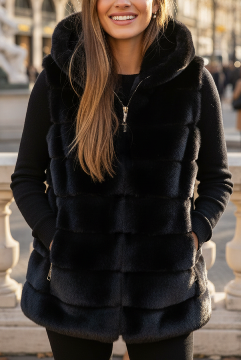 Prsluk FLURILZA BLACK, Boja: crna, IVET.HR - MODERNA ODJEĆA