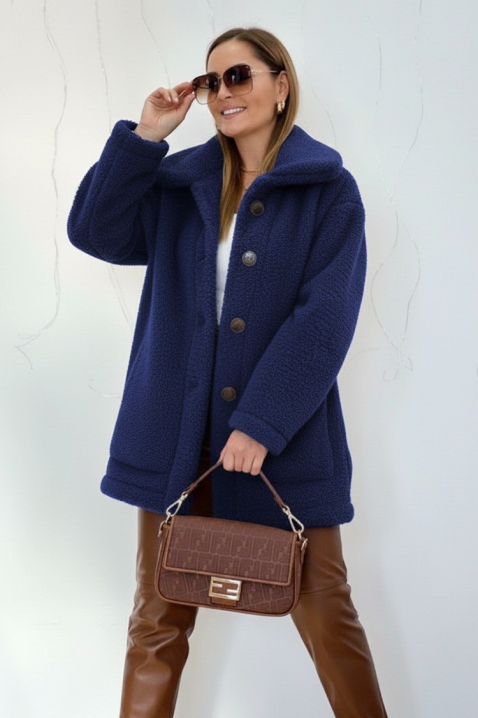 Kaput RELEVA NAVY, Boja: tamnoplava, IVET.HR - MODERNA ODJEĆA