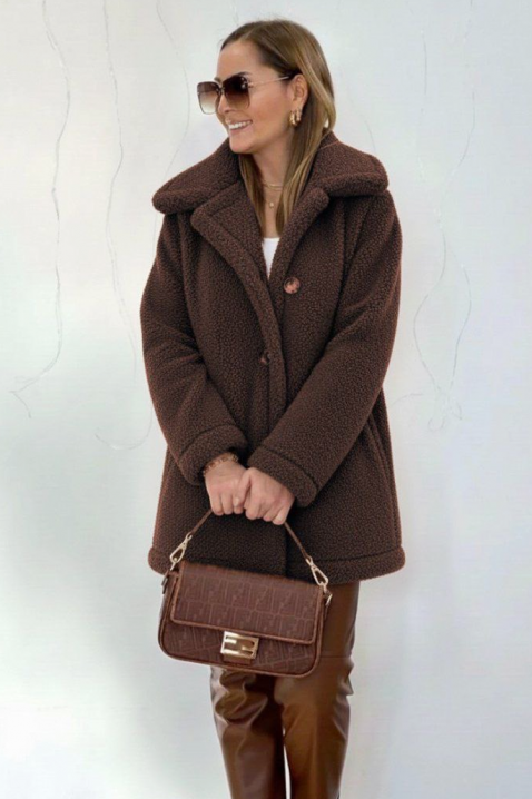 Kaput RELEVA BROWN, Boja: smeđa, IVET.HR - MODERNA ODJEĆA