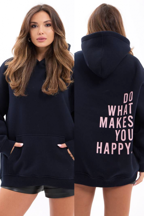 Dukserica TRISORDA BLACK, Boja: crna, IVET.HR - MODERNA ODJEĆA