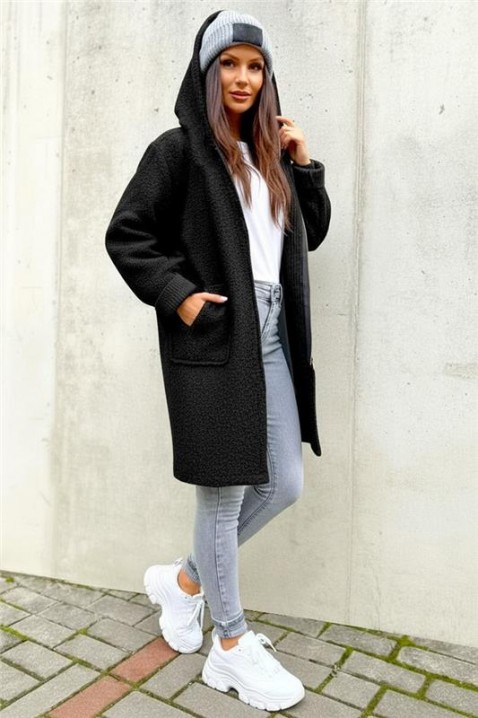 Kardigan VLADENZA BLACK, Boja: crna, IVET.HR - MODERNA ODJEĆA