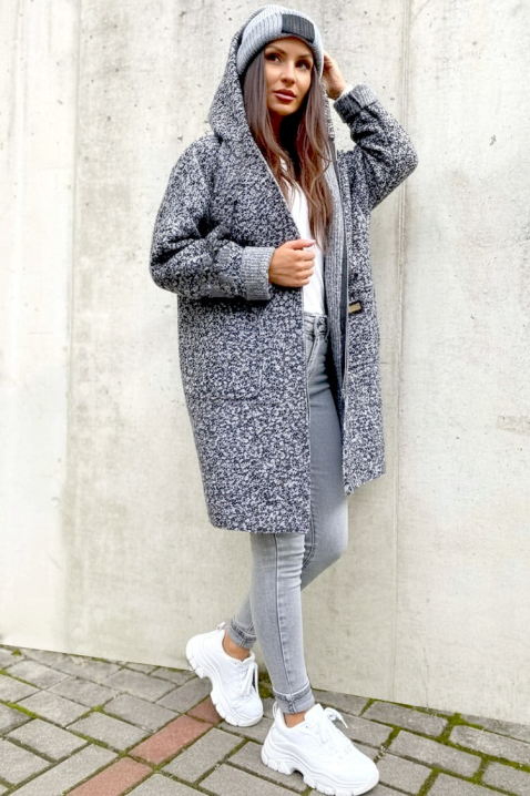 Kardigan VLADENZA GREY, Boja: siva, IVET.HR - MODERNA ODJEĆA