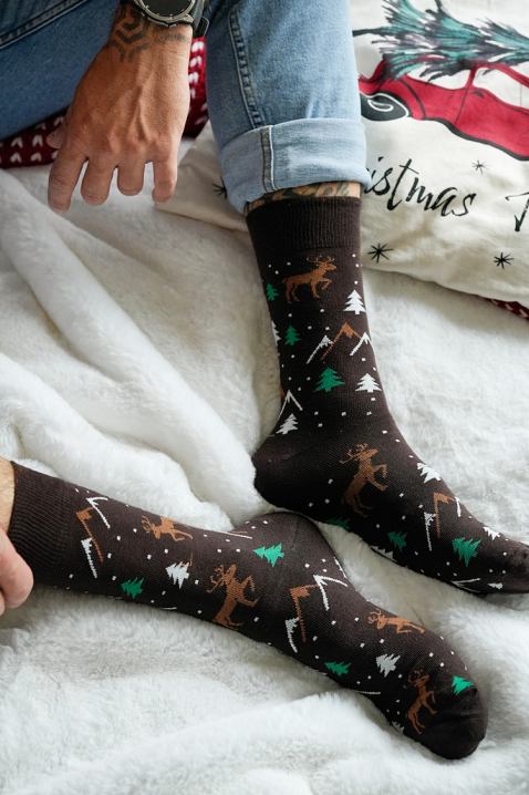 Muške čarape JIRFO, Boja: smeđa, IVET.HR - MODERNA ODJEĆA