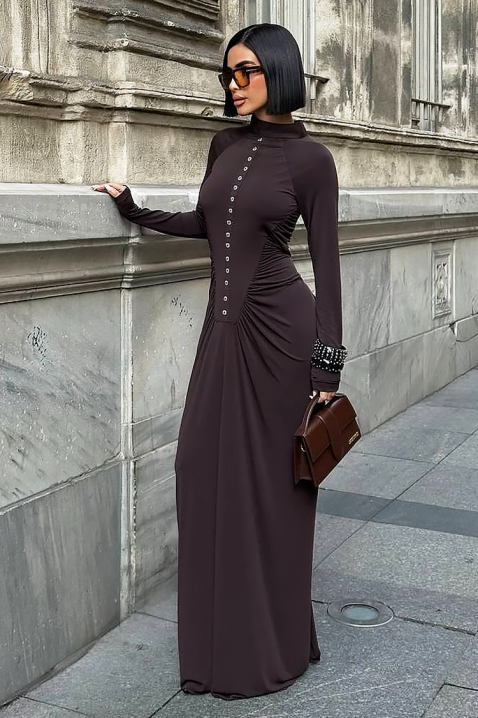 Haljina ARGAMINA BROWN, Boja: smeđa, IVET.HR - MODERNA ODJEĆA