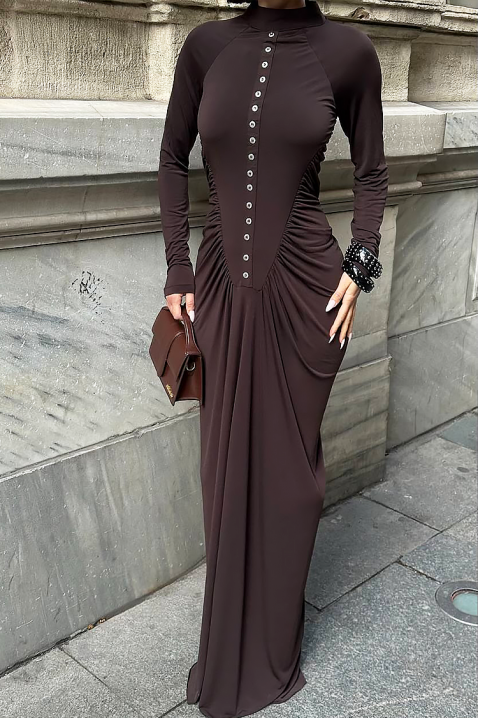 Haljina ARGAMINA BROWN, Boja: smeđa, IVET.HR - MODERNA ODJEĆA