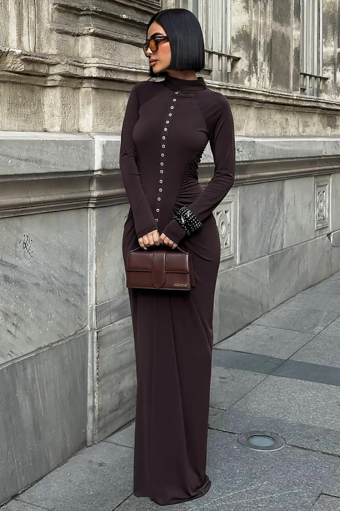 Haljina ARGAMINA BROWN, Boja: smeđa, IVET.HR - MODERNA ODJEĆA