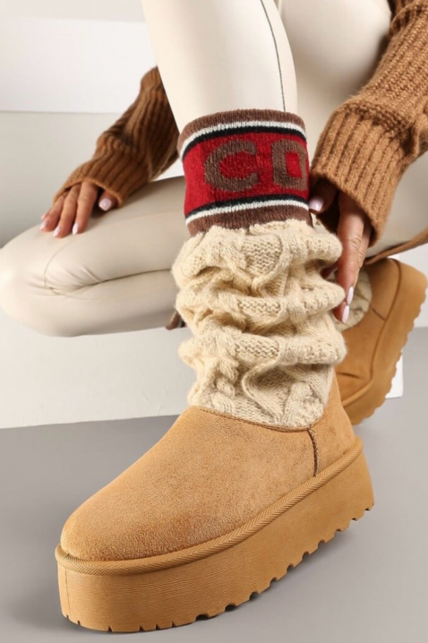 Čizme KARMENZA CAMEL, Boja: svjetlosmeđa, IVET.HR - MODERNA ODJEĆA