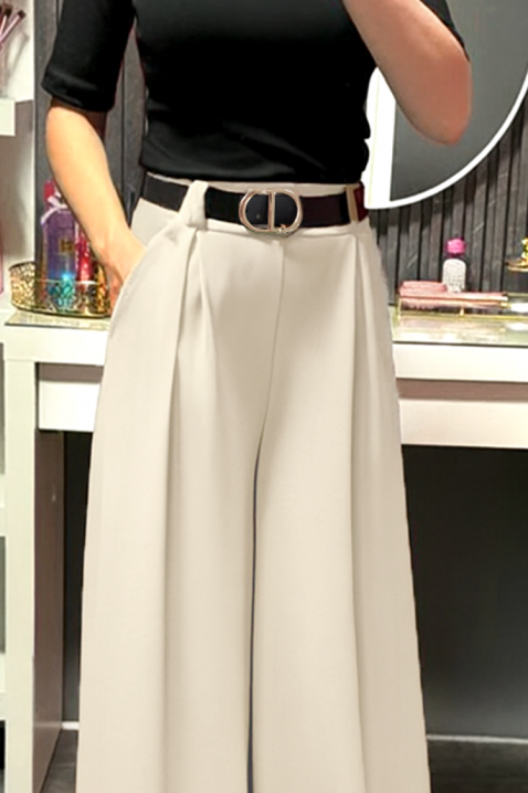 Hlače ILOPERNA ECRU, Boja: drap, IVET.HR - MODERNA ODJEĆA