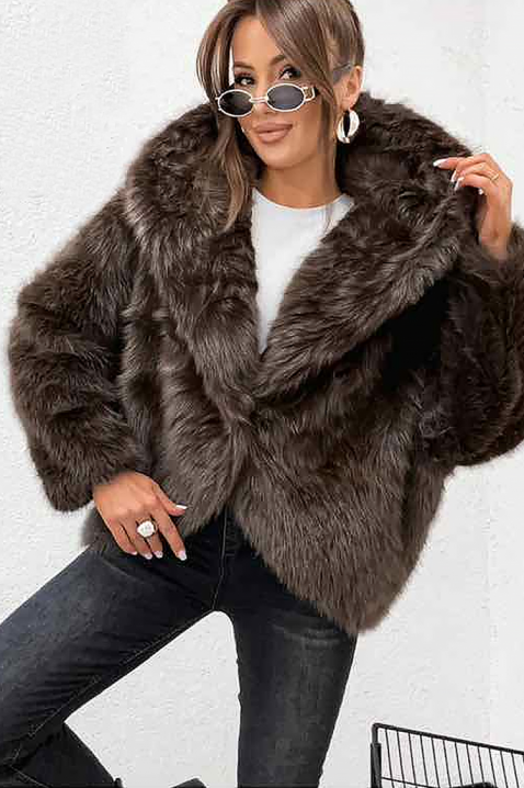 Kaput BANRIOLA BROWN, Boja: smeđa, IVET.HR - MODERNA ODJEĆA