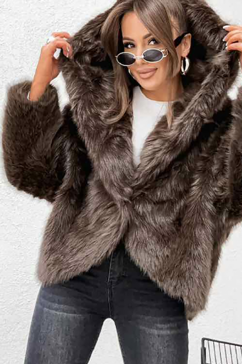 Kaput BANRIOLA BROWN, Boja: smeđa, IVET.HR - MODERNA ODJEĆA