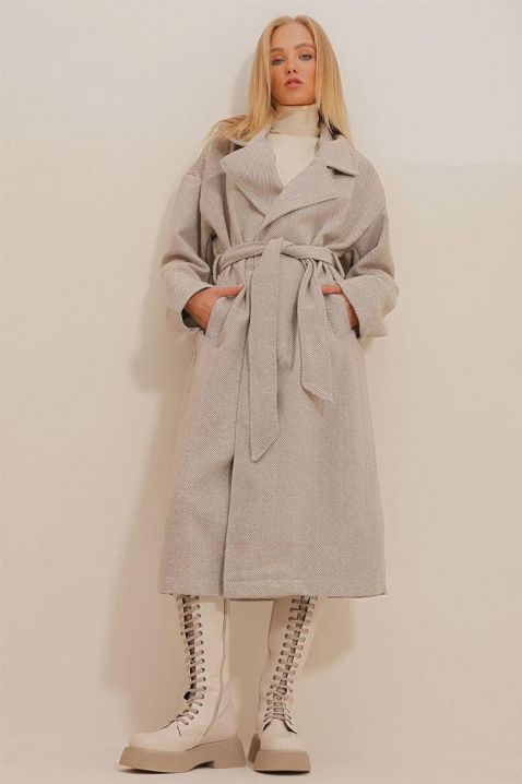 Kaput SILVONZA BEIGE, Boja: bež, IVET.HR - MODERNA ODJEĆA