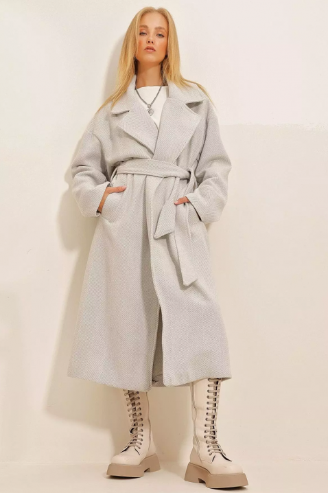 Kaput SILVONZA GREY, Boja: siva, IVET.HR - MODERNA ODJEĆA