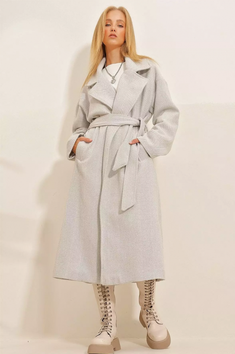 Kaput SILVONZA GREY, Boja: siva, IVET.HR - MODERNA ODJEĆA