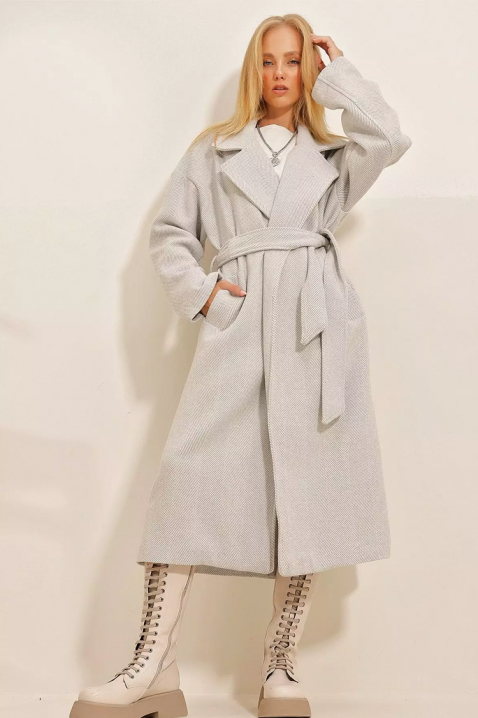 Kaput SILVONZA GREY, Boja: siva, IVET.HR - MODERNA ODJEĆA