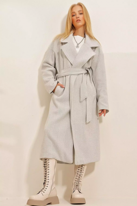 Kaput SILVONZA GREY, Boja: siva, IVET.HR - MODERNA ODJEĆA