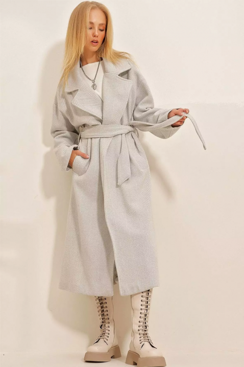 Kaput SILVONZA GREY, Boja: siva, IVET.HR - MODERNA ODJEĆA