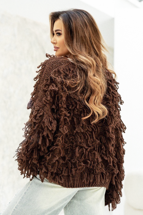 Kardigan DORFELINA, Boja: smeđa, IVET.HR - MODERNA ODJEĆA