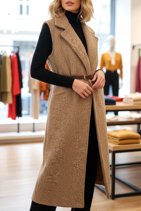 Prsluk SILVILZA, Boja: bež, IVET.HR - MODERNA ODJEĆA