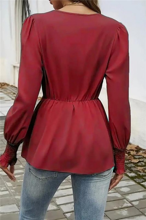 Ženska bluza GIRFOLZA BORDO, Boja: bordo, IVET.HR - MODERNA ODJEĆA