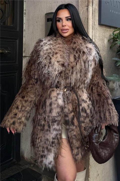 Kaput VARIONSA, Boja: leopard, IVET.HR - MODERNA ODJEĆA