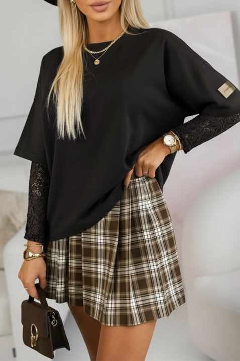 Ženska bluza VIRMINDA BLACK, Boja: crna, IVET.HR - MODERNA ODJEĆA