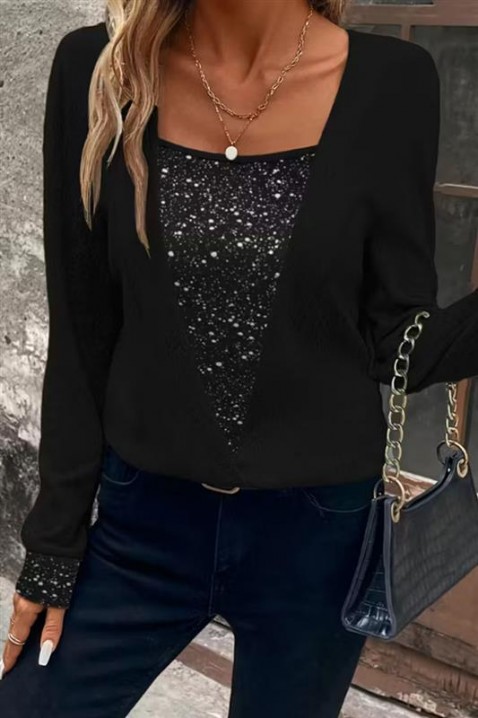 Ženska bluza FLILONZA BLACK, Boja: crna, IVET.HR - MODERNA ODJEĆA