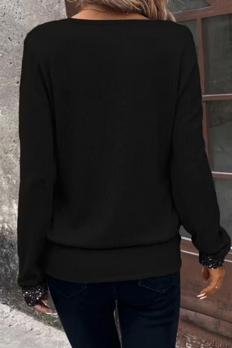 Ženska bluza FLILONZA BLACK, Boja: crna, IVET.HR - MODERNA ODJEĆA