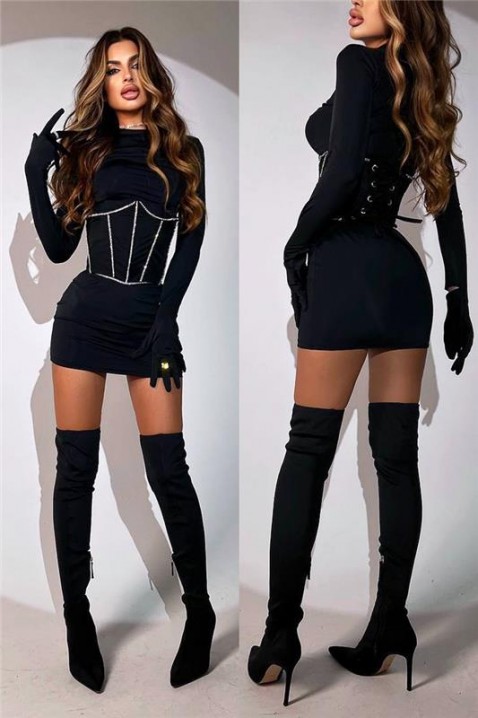 Haljina VOLGATA, Boja: crna, IVET.HR - MODERNA ODJEĆA