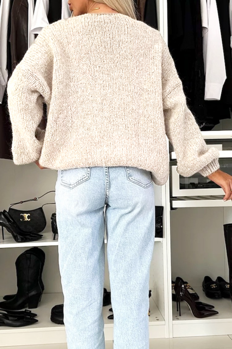 Kardigan VELMENDRIA BEIGE, Boja: bež, IVET.HR - MODERNA ODJEĆA