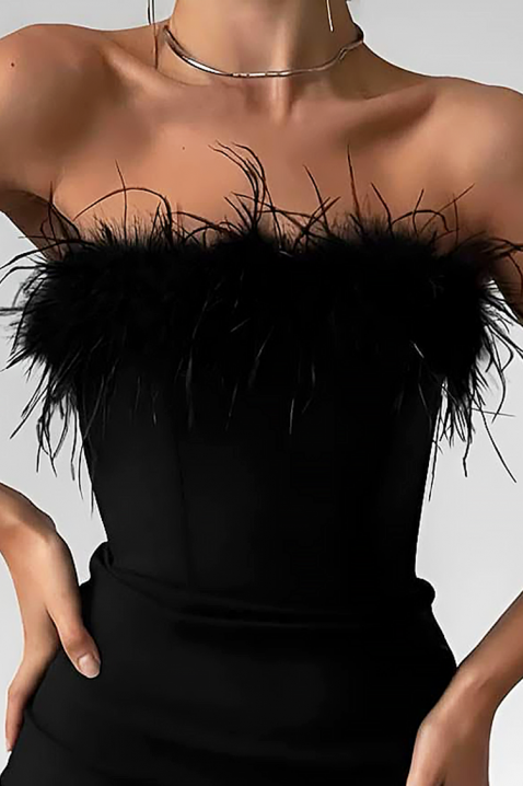 Haljina SAROELTA BLACK, Boja: crna, IVET.HR - MODERNA ODJEĆA