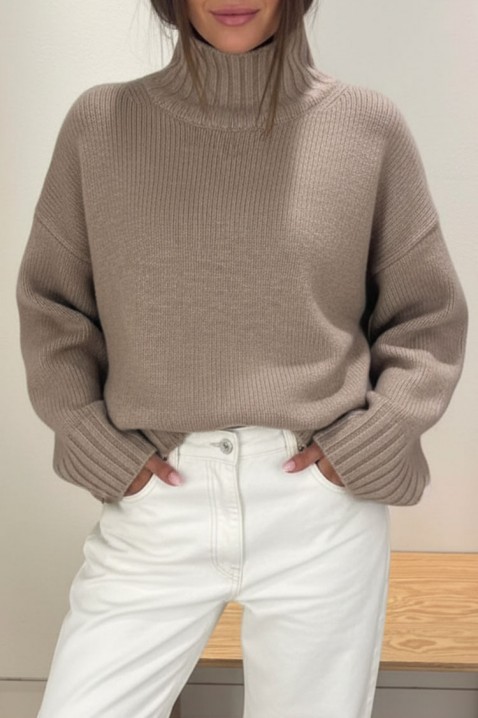 Džemper LICOLNA, Boja: moka, IVET.HR - MODERNA ODJEĆA