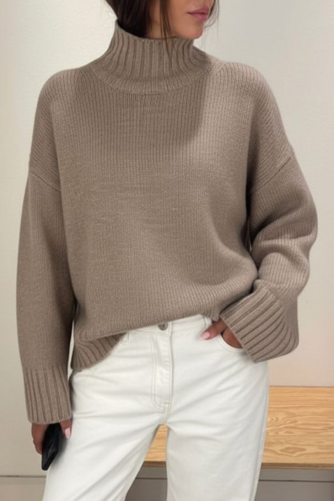 Džemper LICOLNA, Boja: moka, IVET.HR - MODERNA ODJEĆA