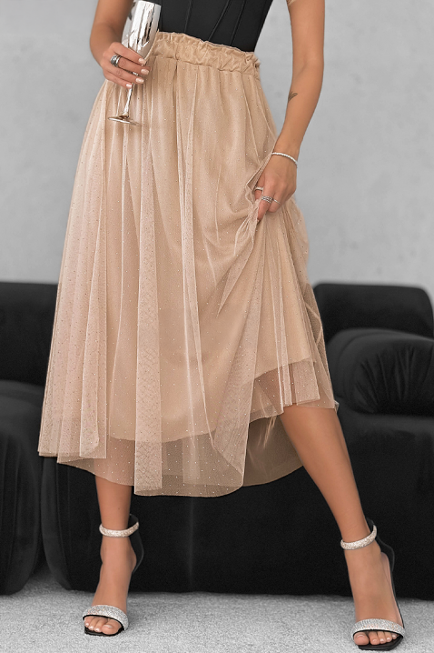 Suknja BOLGANA, Boja: bež, IVET.HR - MODERNA ODJEĆA